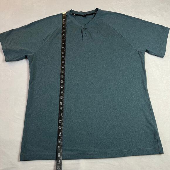 Public Rec Elevate Mock Neck Polo Shirt Size Large Stretch Lightweight Athletic - Picture 8 of 8